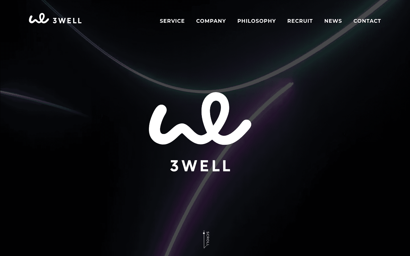 株式会社3WELL 公式サイトのスクリーンショット