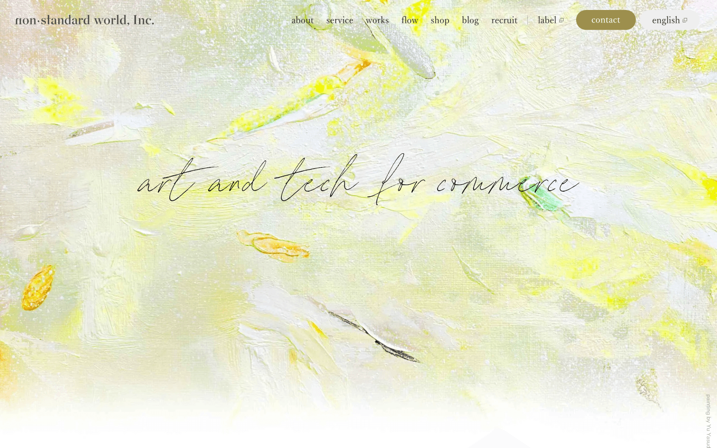 non-standard world株式会社 公式サイトのスクリーンショット