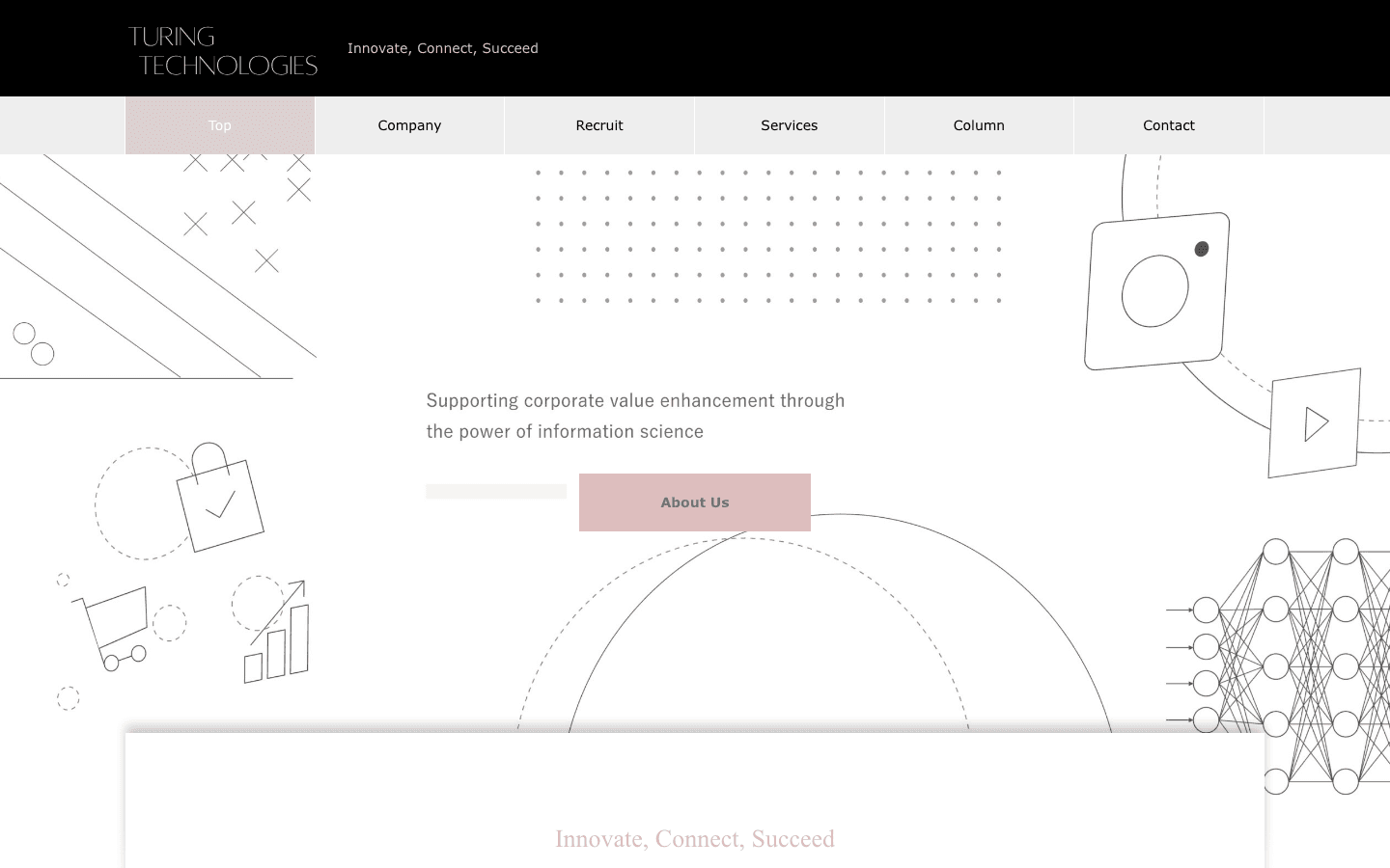 Turing Technologies株式会社 公式サイトのスクリーンショット