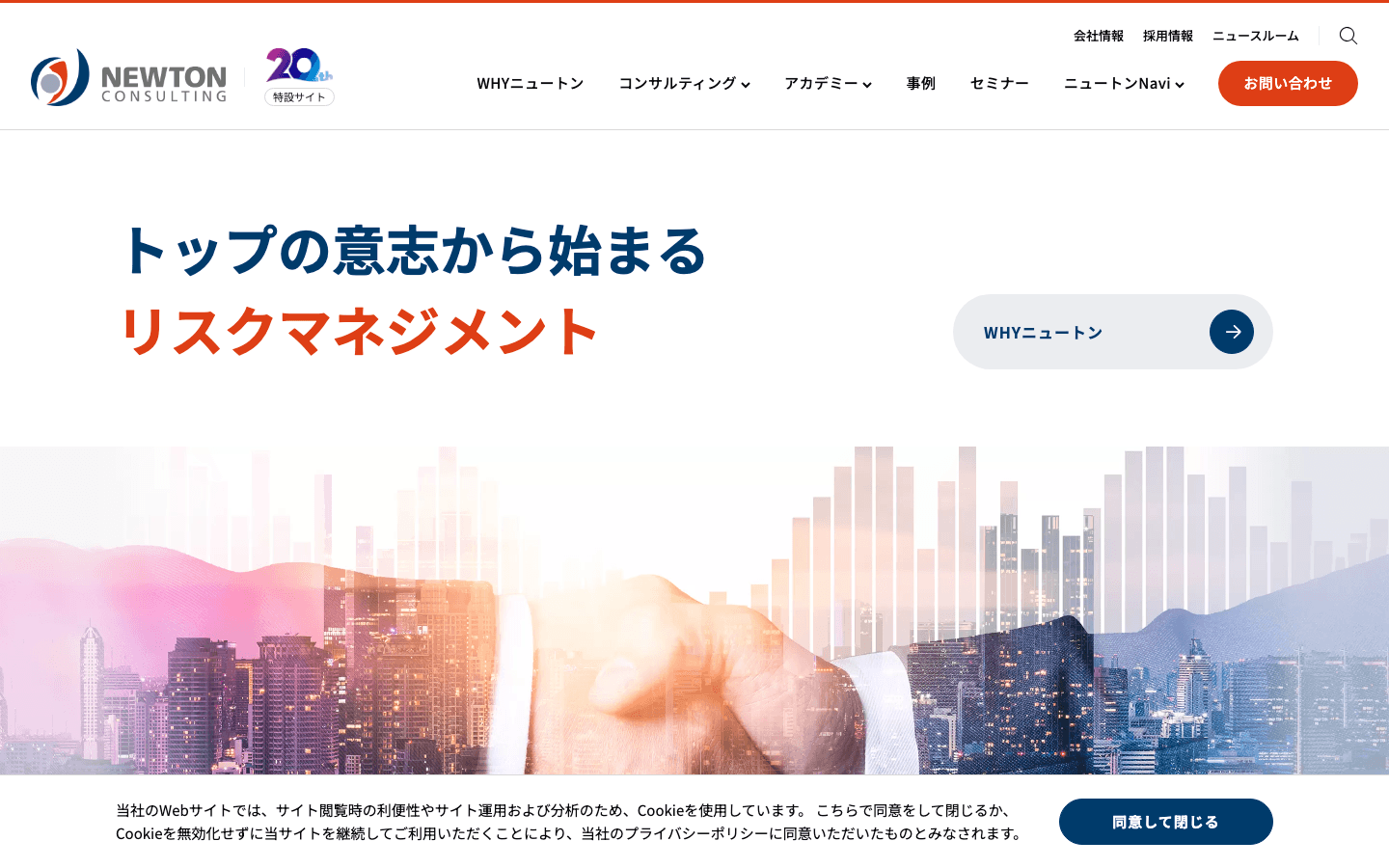 ニュートン・コンサルティング株式会社 公式サイトのスクリーンショット