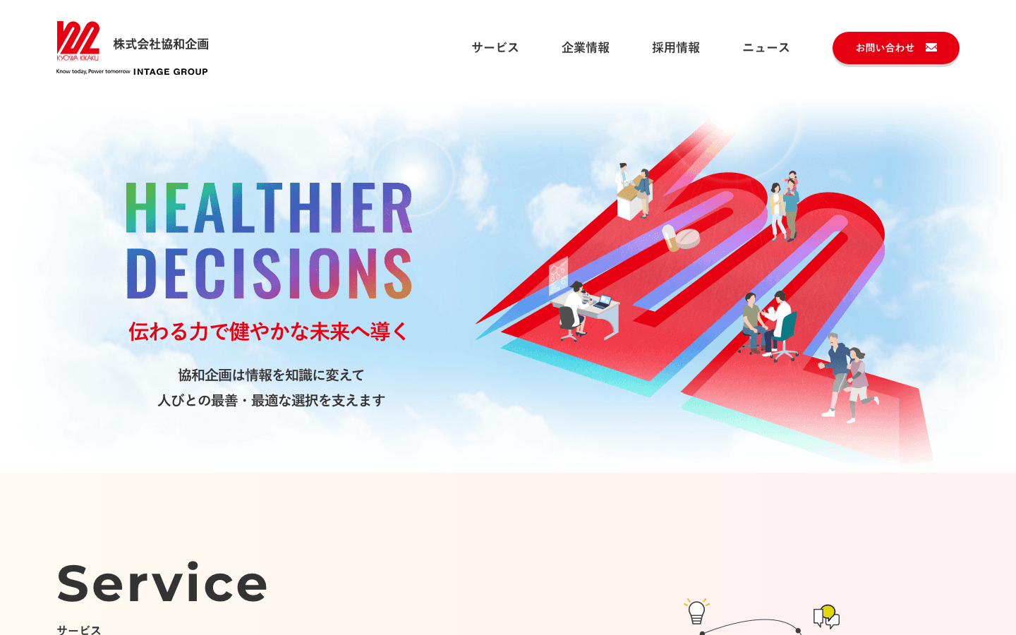 株式会社協和企画 公式サイトのスクリーンショット