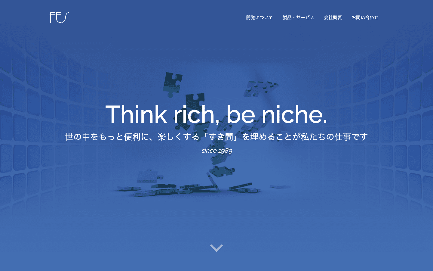 株式会社エフ・イー・エス 公式サイトのスクリーンショット