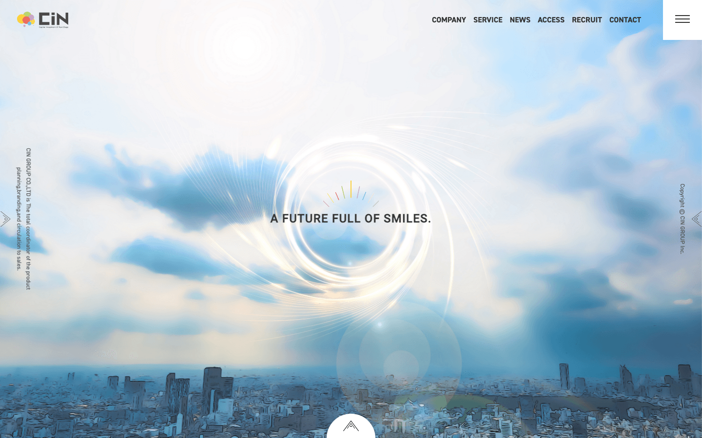 株式会社 CIN GROUP 公式サイトのスクリーンショット